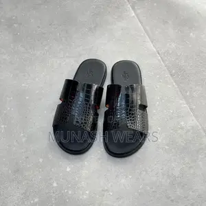 Men Classic Leather Slipers 40-46