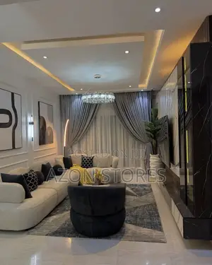 Tv Unit Marble Design and Glass Door