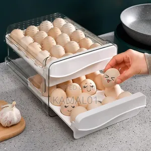32 Slot Egg Storage Box, Multi-Layer Egg Storage Container