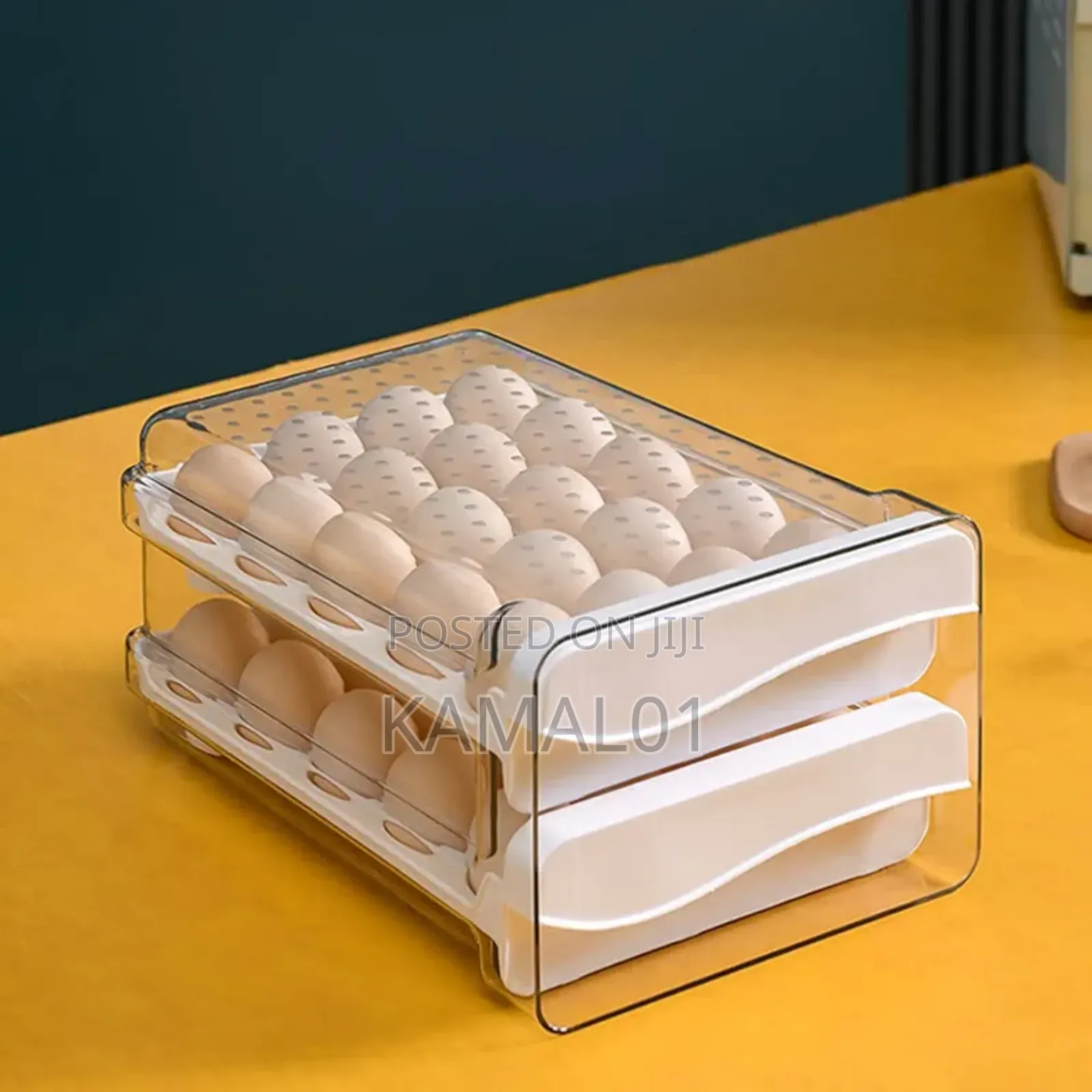 32 Slot Egg Storage Box, Multi-Layer Egg Storage Container