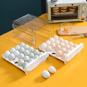 32 Slot Egg Storage Box, Multi-Layer Egg Storage Container
