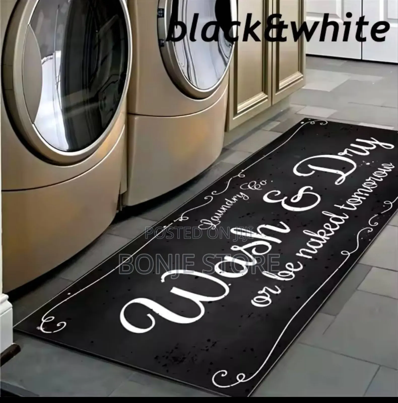 Home Utility Runner Mat Size: 50cm X 80cm