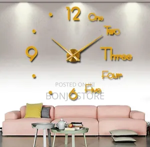 3d Diy Clock!
Number + Word Design
- 
Size: 120cm