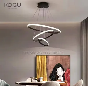 3 Ring Chandelier Light Fixture