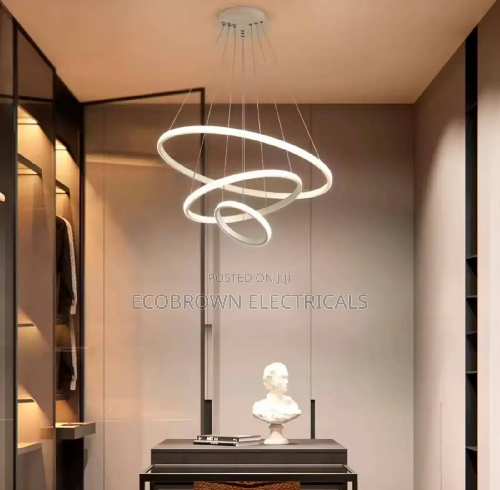 3 Shades Color Chandelier Light