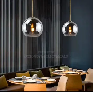 Single Drop Light Smoke Glass