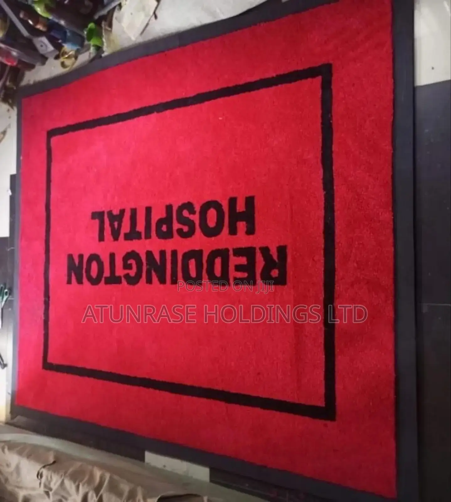 Highly Technical Hand Made Customized Carpet Logo