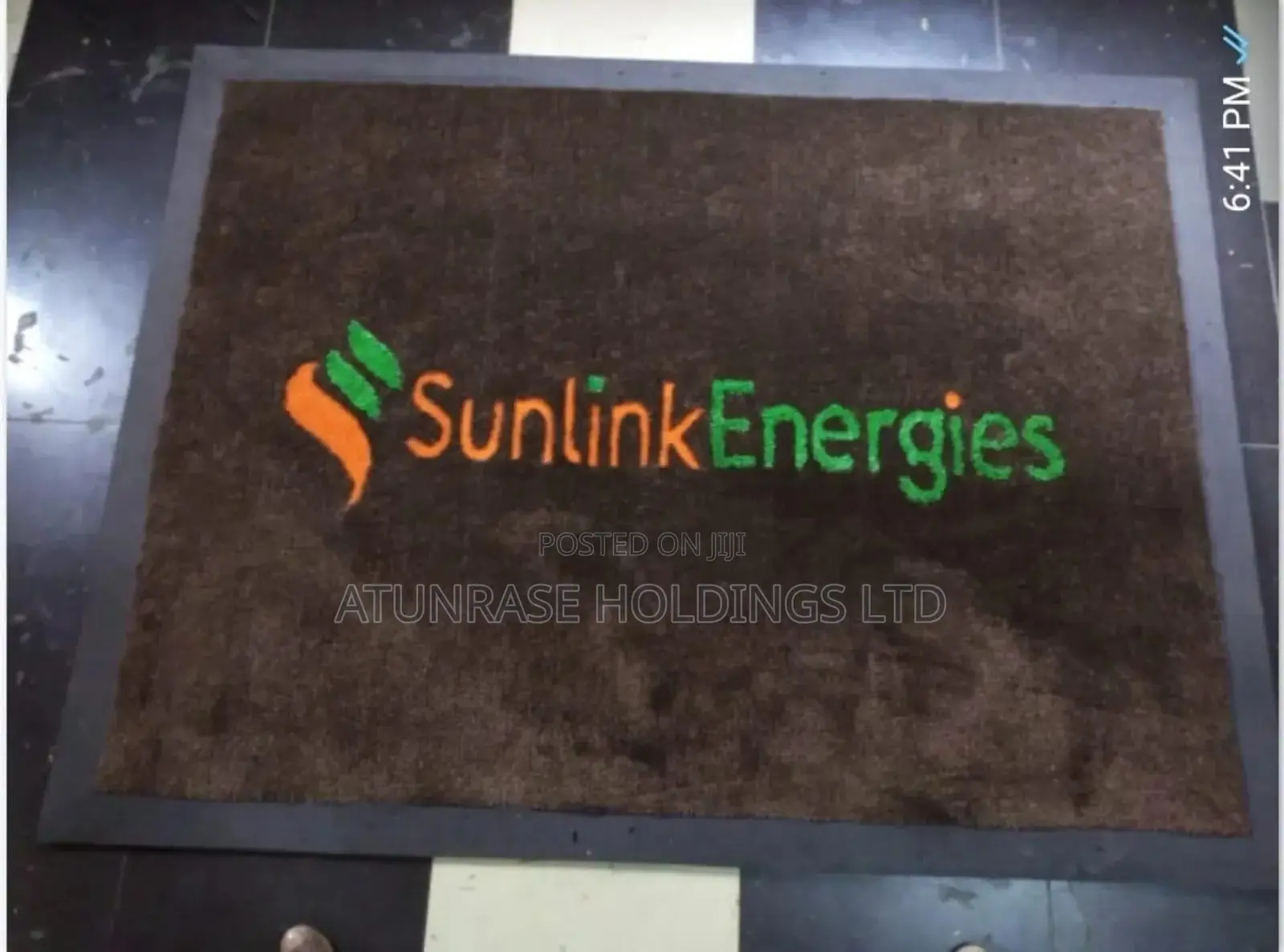 Highly Technical Hand Made Customized Carpet Logo