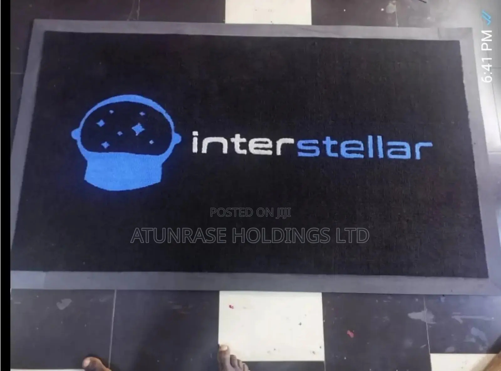 Highly Technical Hand Made Customized Carpet Logo