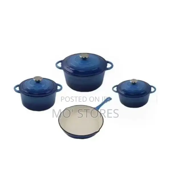 7pieces Cast Iron Enamel Cookware Set