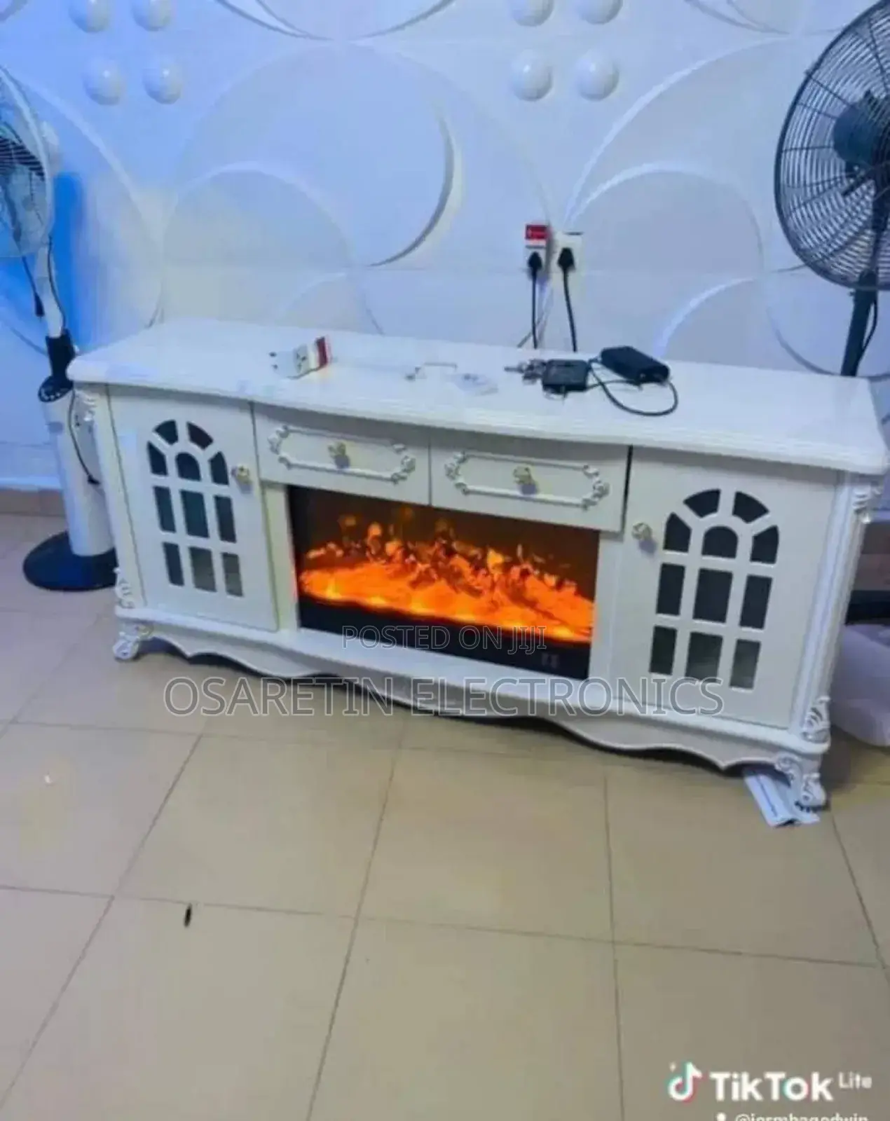 Fire Shelves Television Stand