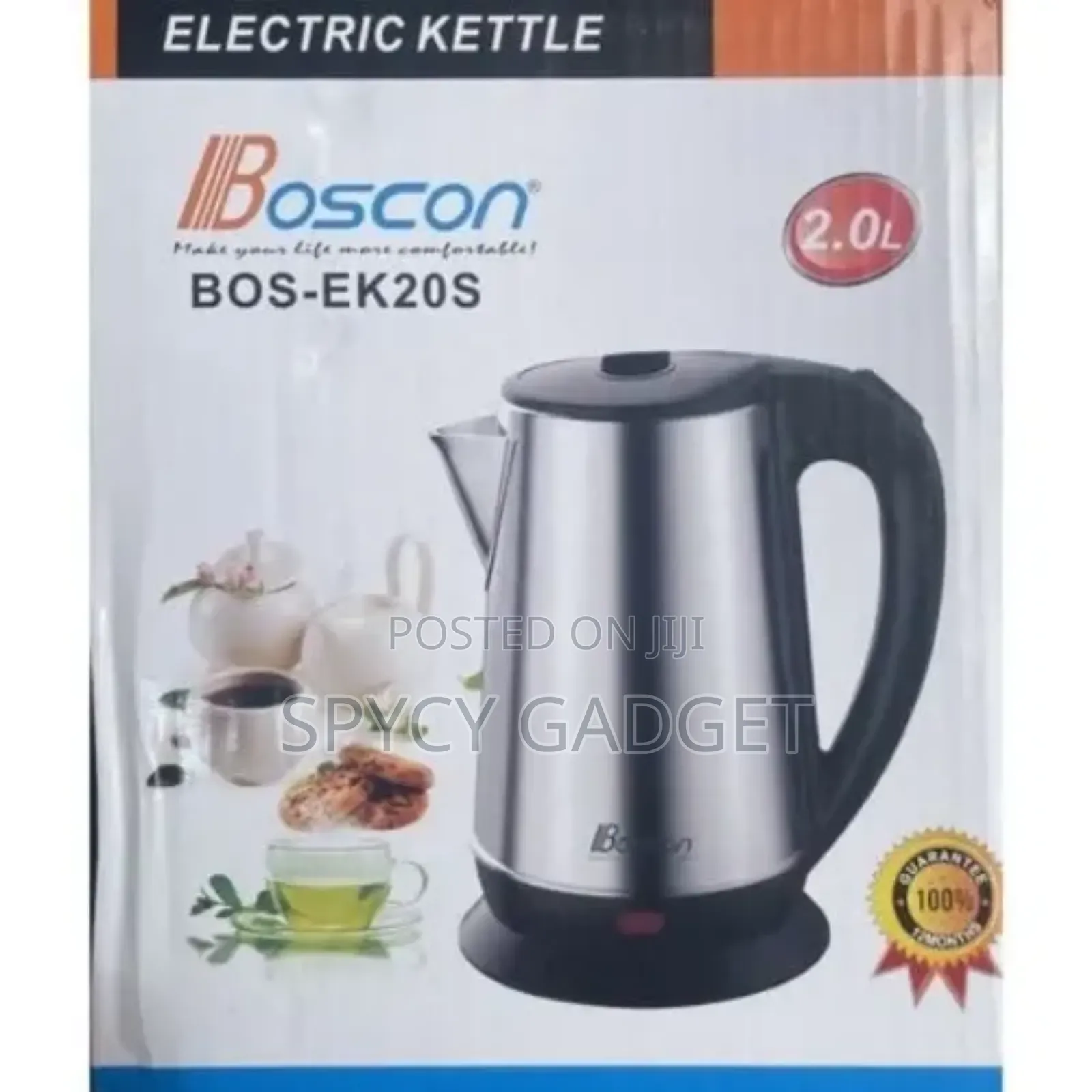2.0L 1500W Fast Heating Electric Kettle