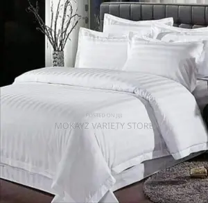 Pure Cotton White Bedding Set(6by6)