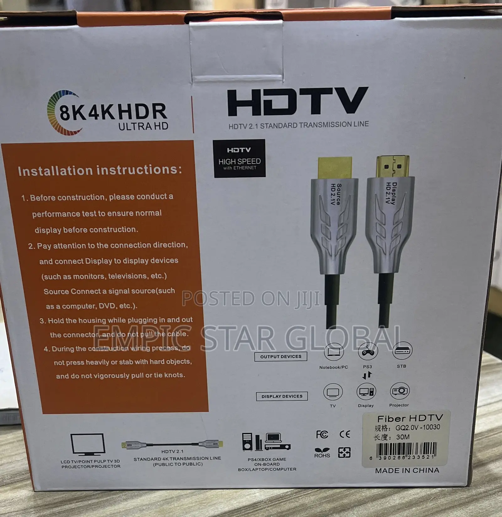 Fiber Hdmi Fiber Cable 30m