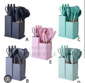 Silicone Cooking Spoon and and Knife With Chopping Board