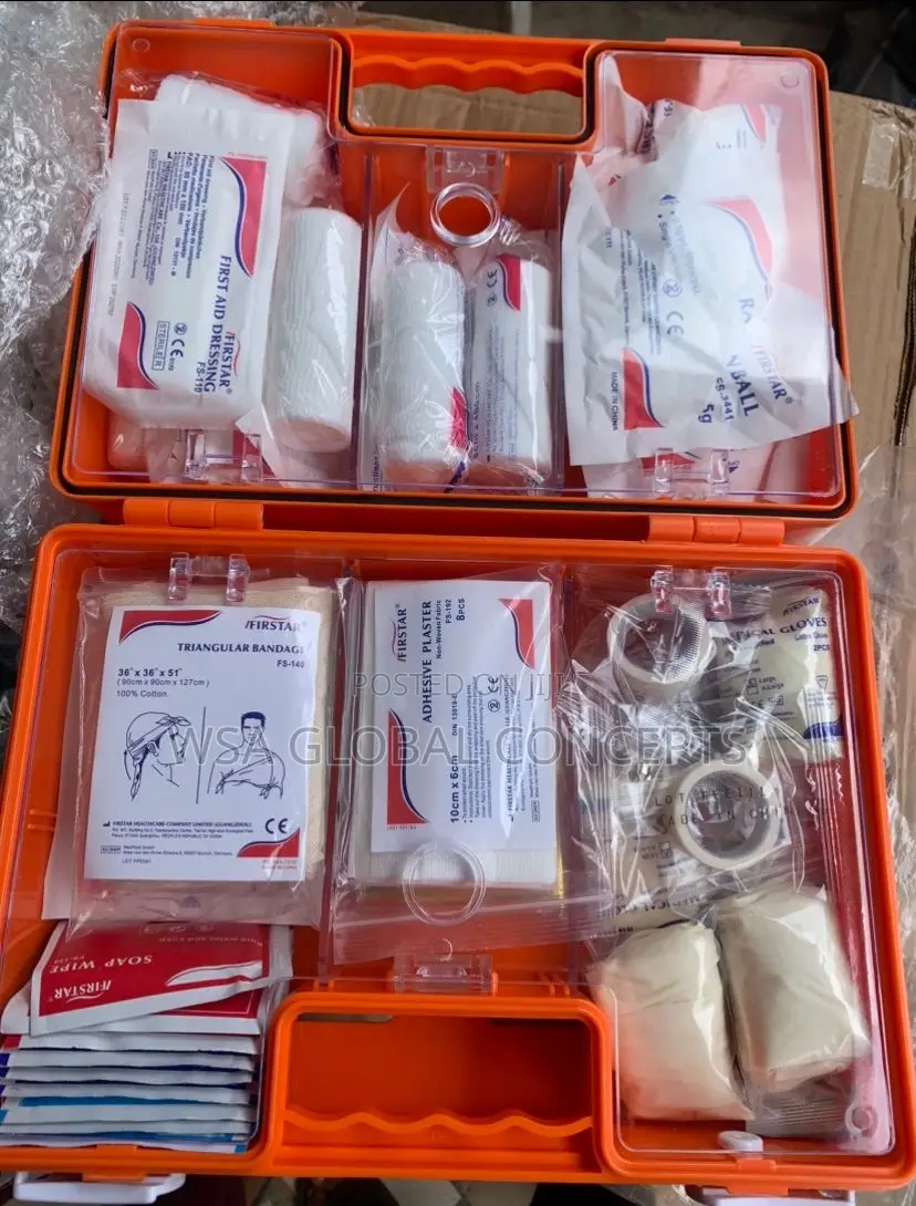 Medium Full Set Plastic First Aid Box Kits