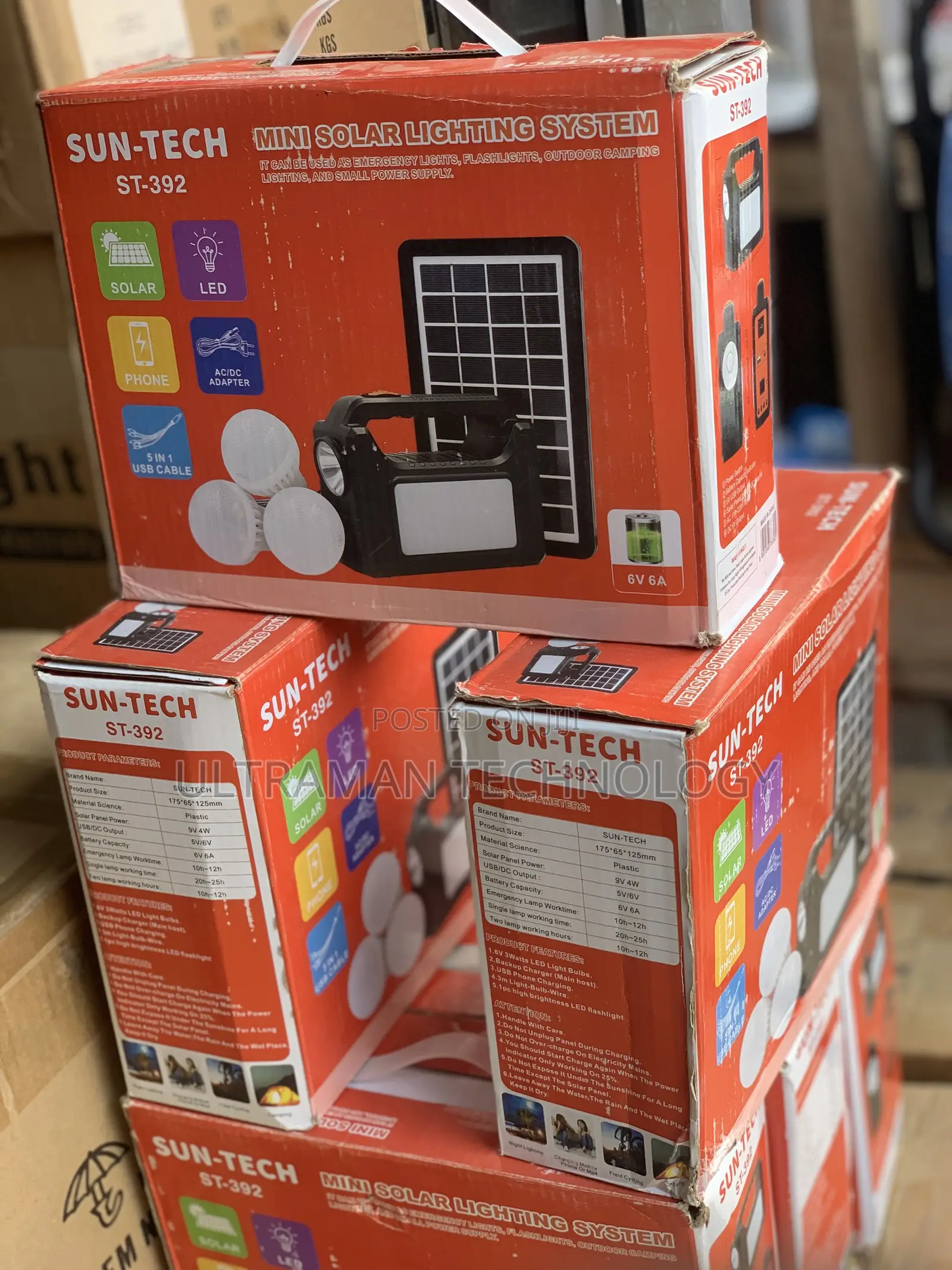 Solar Lighting Kit (Rechargeable)