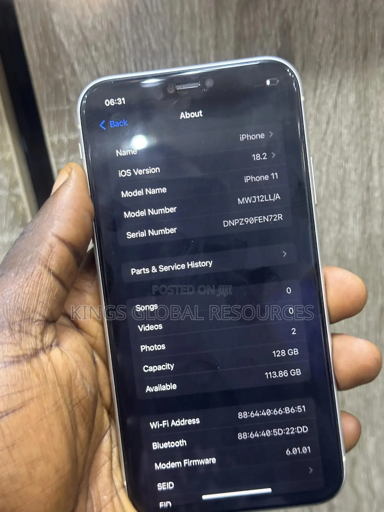 Apple iPhone 11 128 GB White