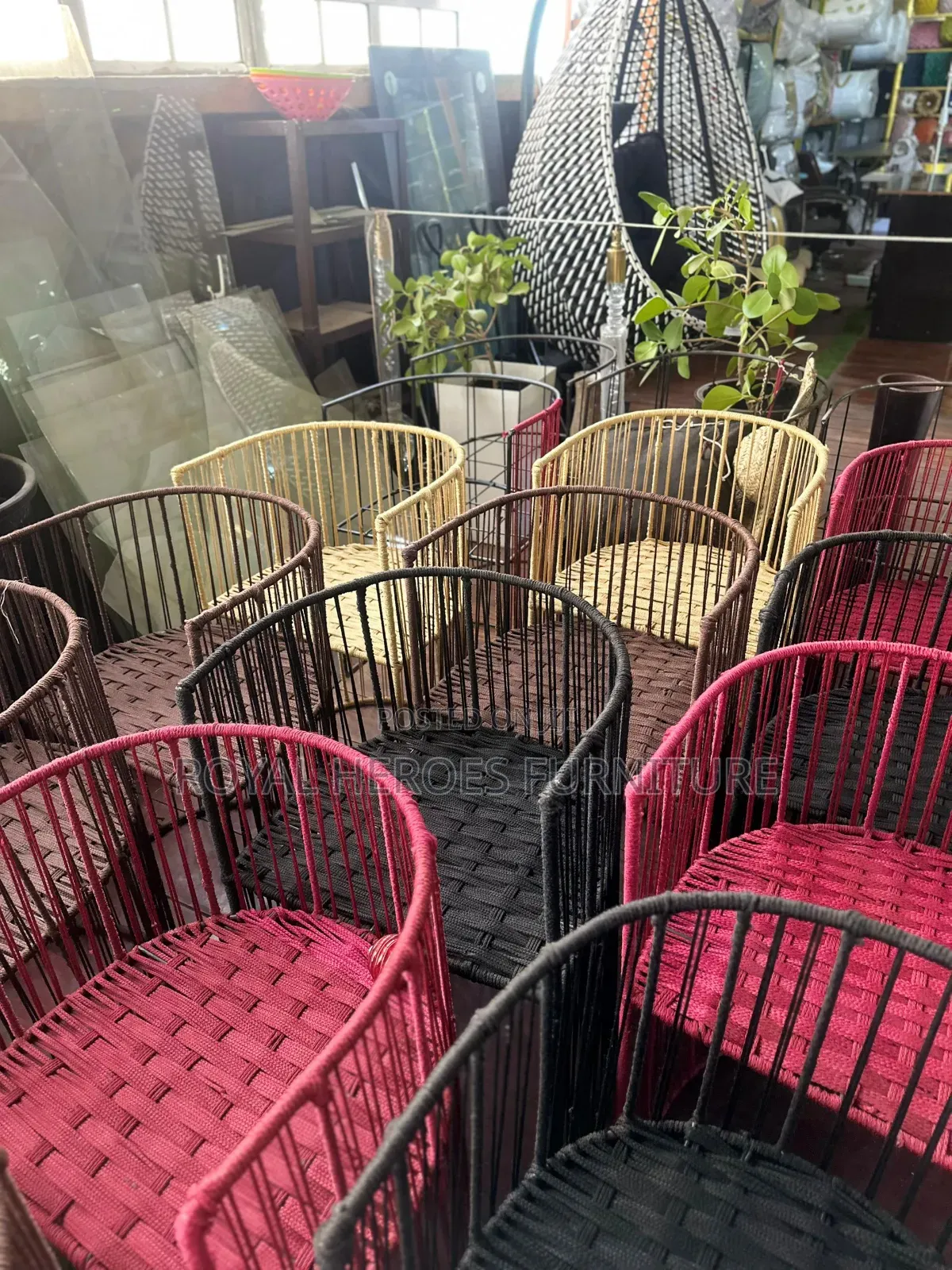 Single Rattan Chairs