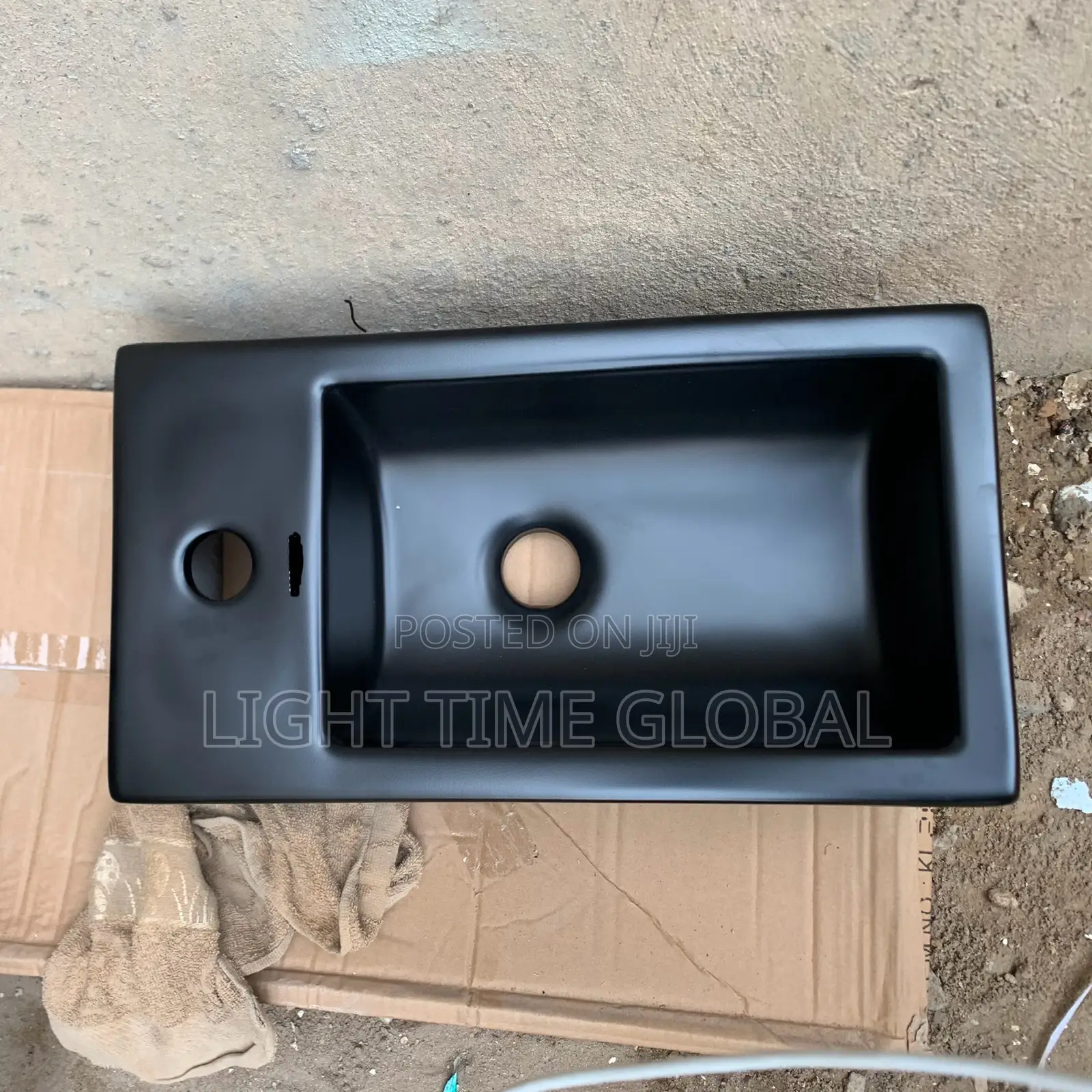 Black Wall Mounted Basin