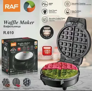 Raf 3 in 1 Waffle, Doughnut, and Smiling Face Maker
