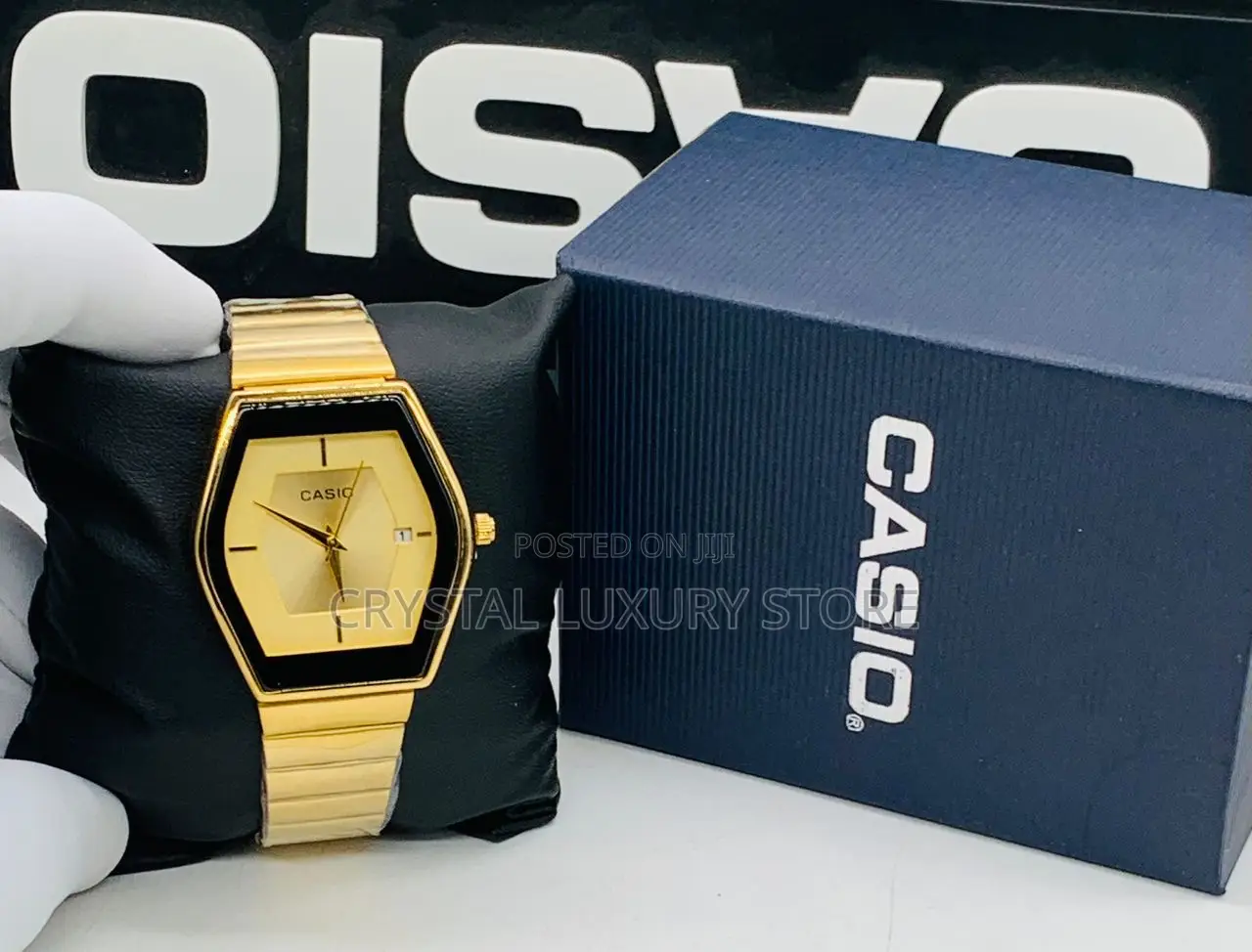 Casio Authentic Quality Luxury Men Chain Strap Wristwatch