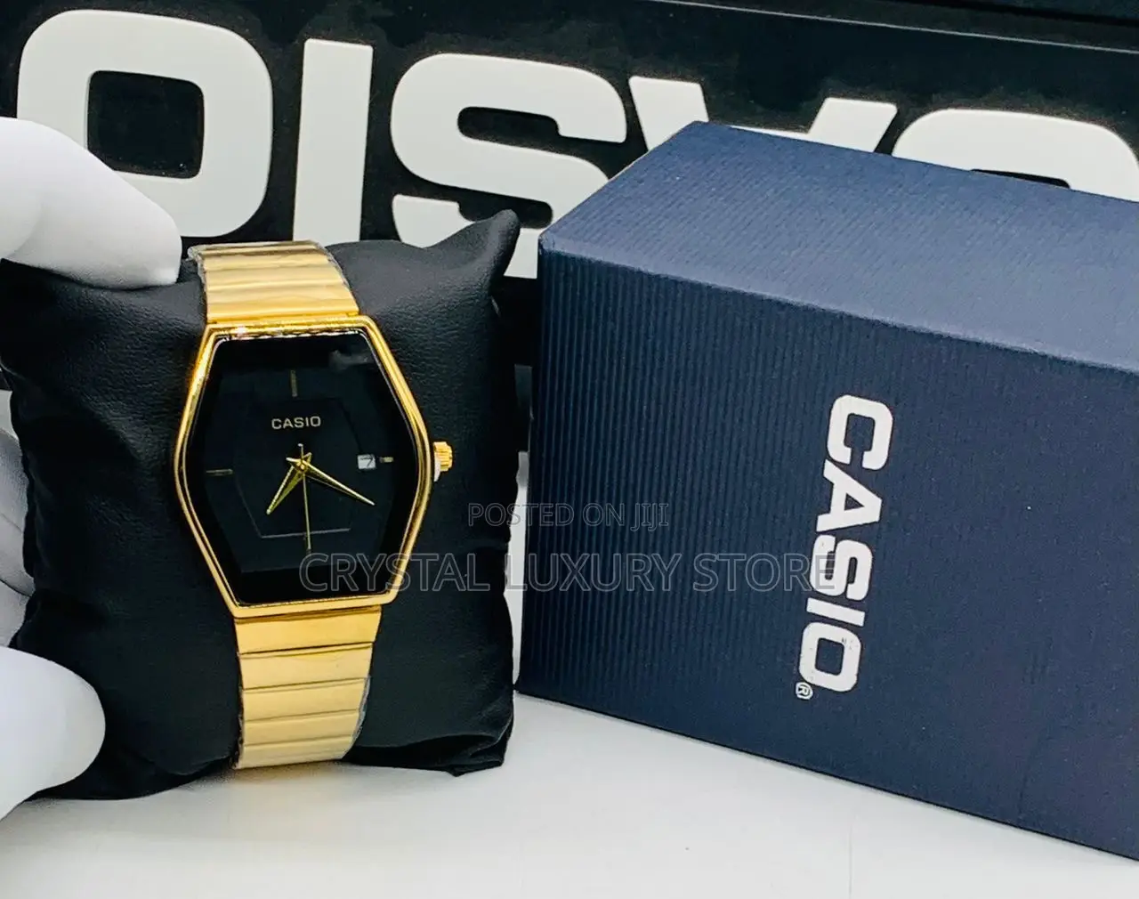 Casio Authentic Quality Luxury Men Chain Strap Wristwatch