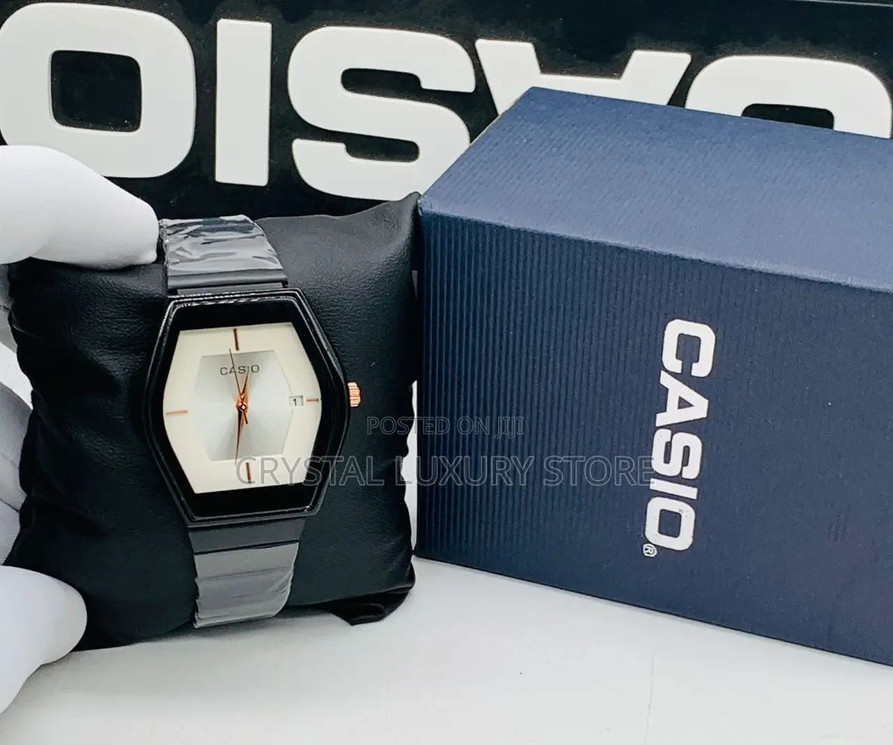 Casio Authentic Quality Luxury Men Chain Strap Wristwatch