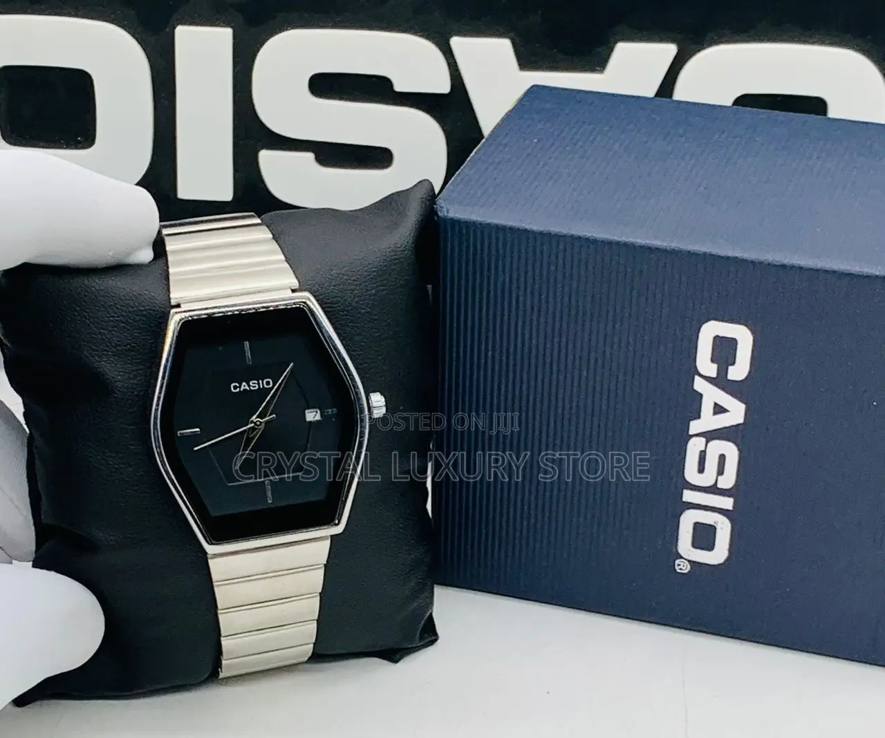 Casio Authentic Quality Luxury Men Chain Strap Wristwatch