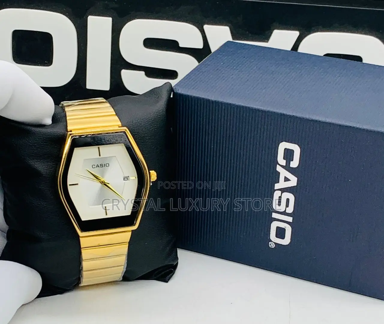 Casio Authentic Quality Luxury Men Chain Strap Wristwatch