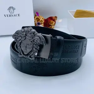 Versace Quality Luxury Men Genuine Leather Belt