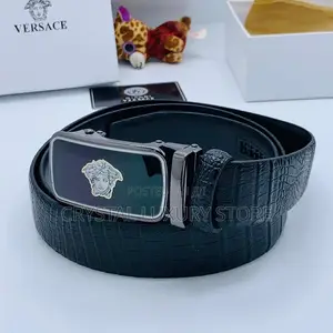 Versace Quality Luxury Men Genuine Leather Belt