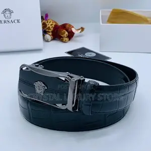 Versace Quality Luxury Men Genuine Leather Belt