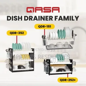 Qasa Plate Rack Dish Drainer 3 Layers QDR-352 Rustless