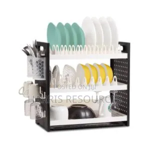 Qasa Plate Rack Dish Drainer 3 Layers QDR-352 Rustless
