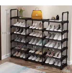 3 Rolls 6 Layers Shoe Rack
