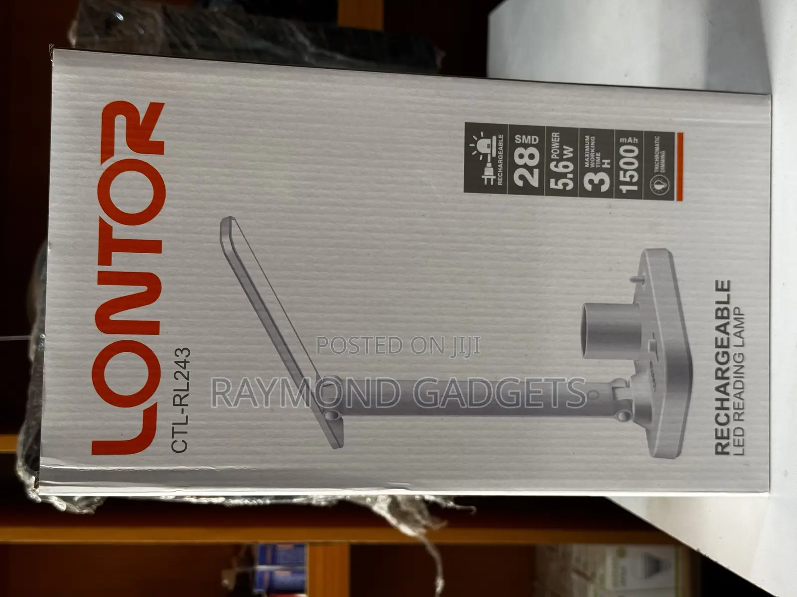 Lontor Rechargeable Reading Lamp CTL-Rl243