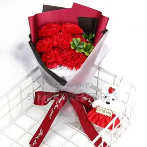 Ava Rose Flower With Teddy Bear