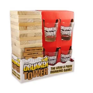 Photo - Drunken Tower Jenga Adult Party Drinking Game