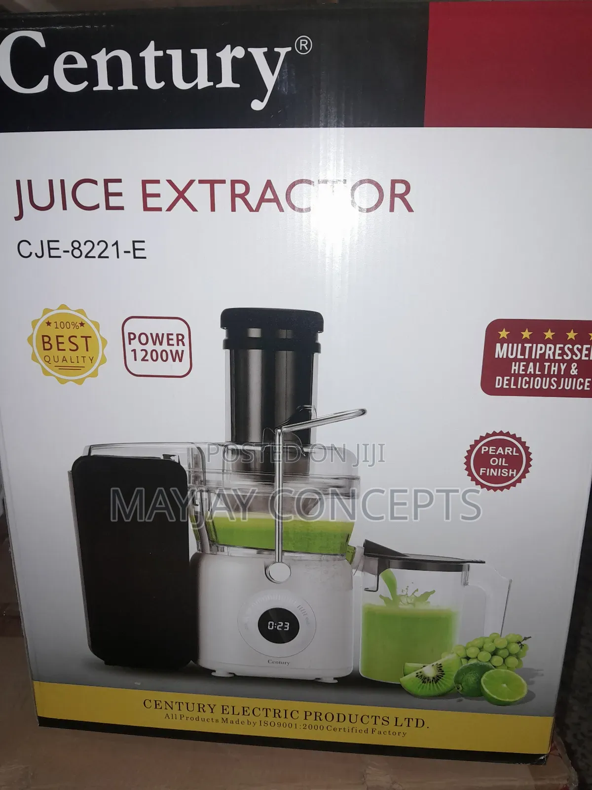 Century Digital Display Juice Extractor-Multipressed Juicer