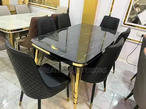 Luxurious Quality Imported Wooden Top Dining by 6