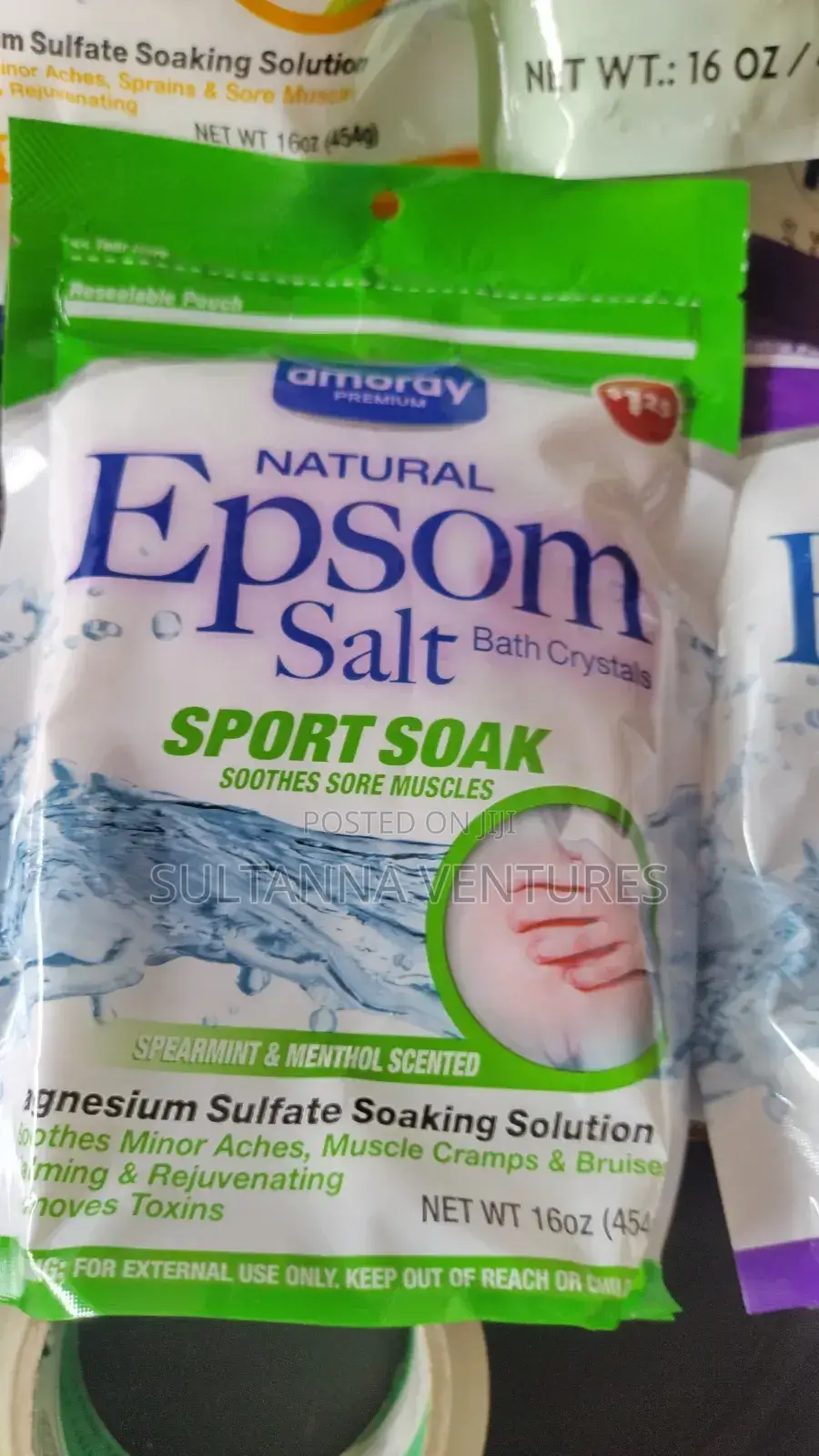 Natural Epsom Salt (454g)