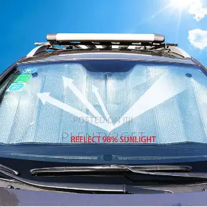 Car Sunshade,Uv Protection Heat Insulation Sunshade - Silver