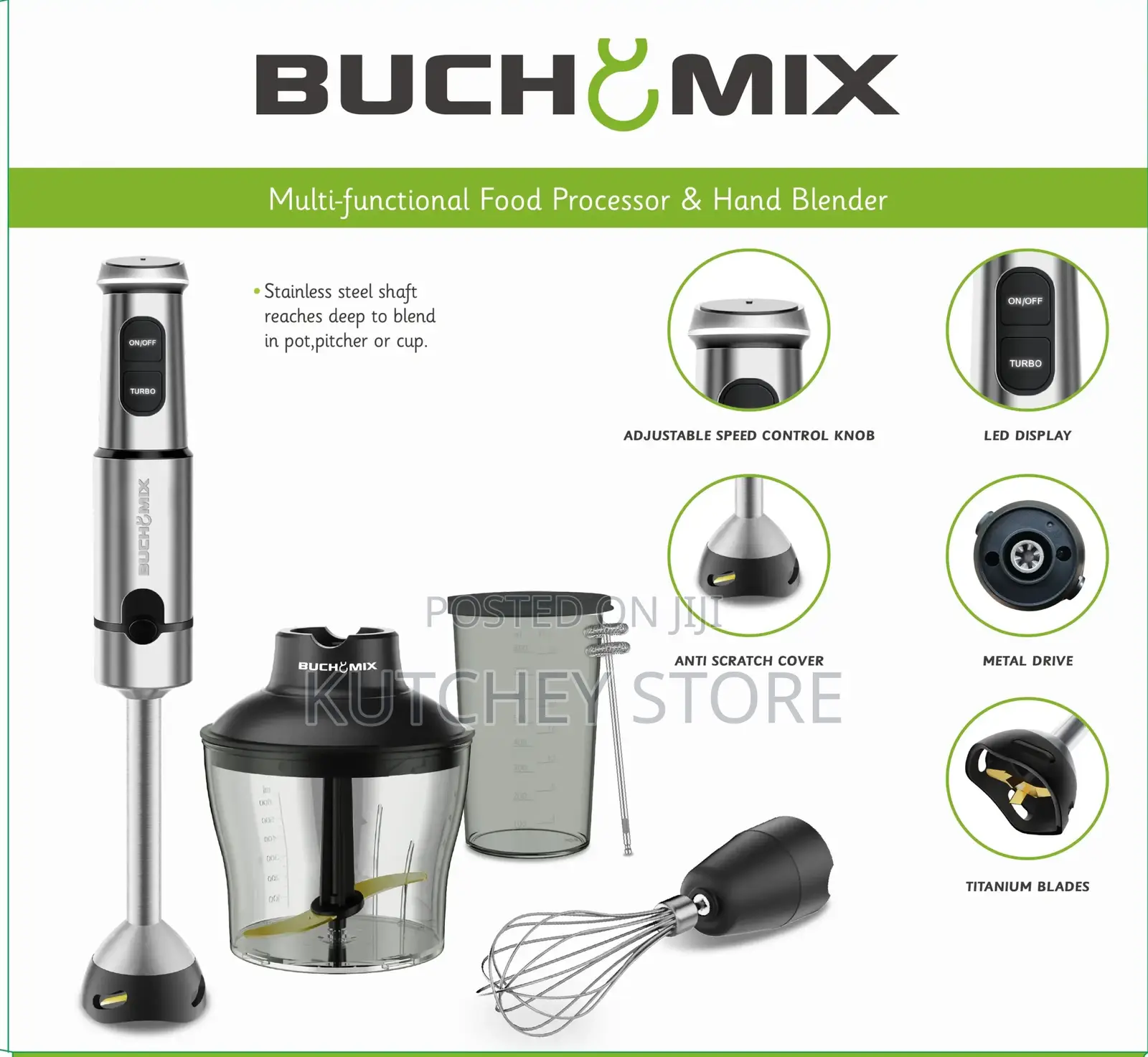 Buchymix 4in1 Food Processor