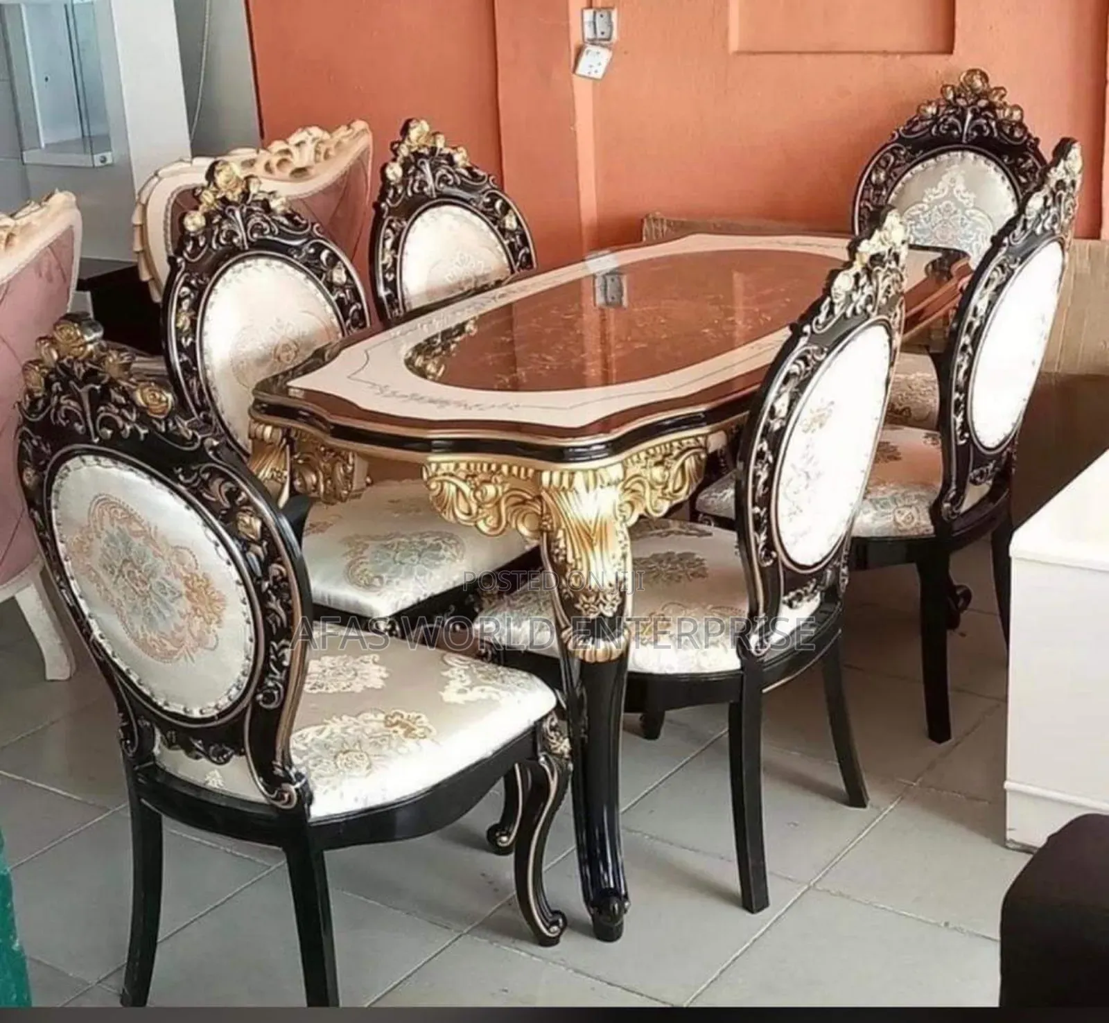 Royal Dinning Table and 6 Chairs