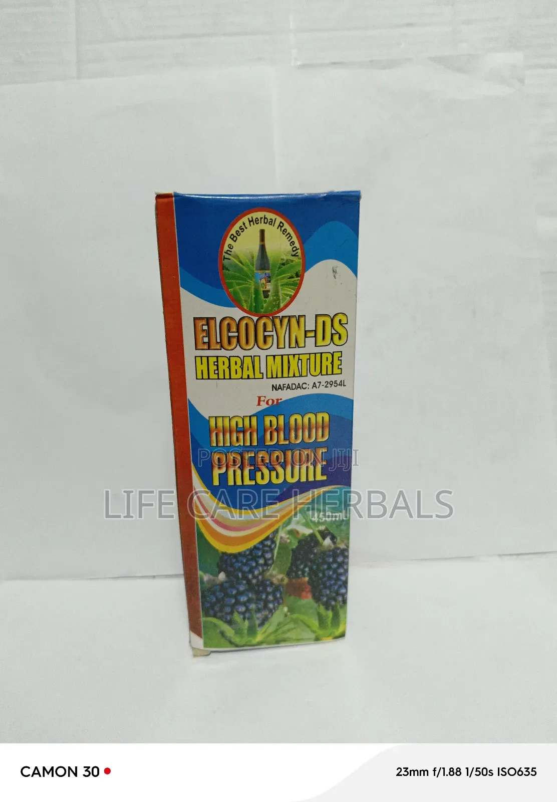 High Blood Pressure Elcocyn d'S Herbal Mixture