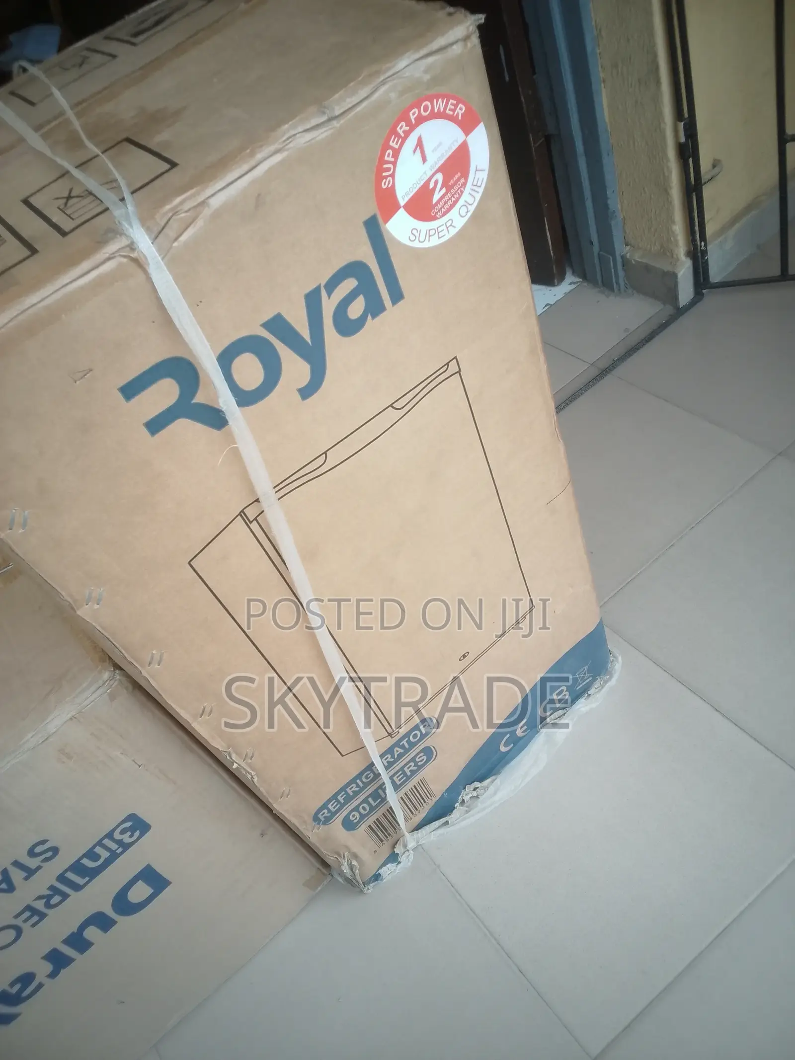 Silver Refrigerator (Royal) 90liters