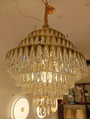 Full Big Crystal Luxury Chandelier Light for Big Boss Them 