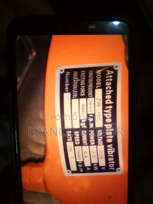 Attached Type Plate Vibrator 3hp