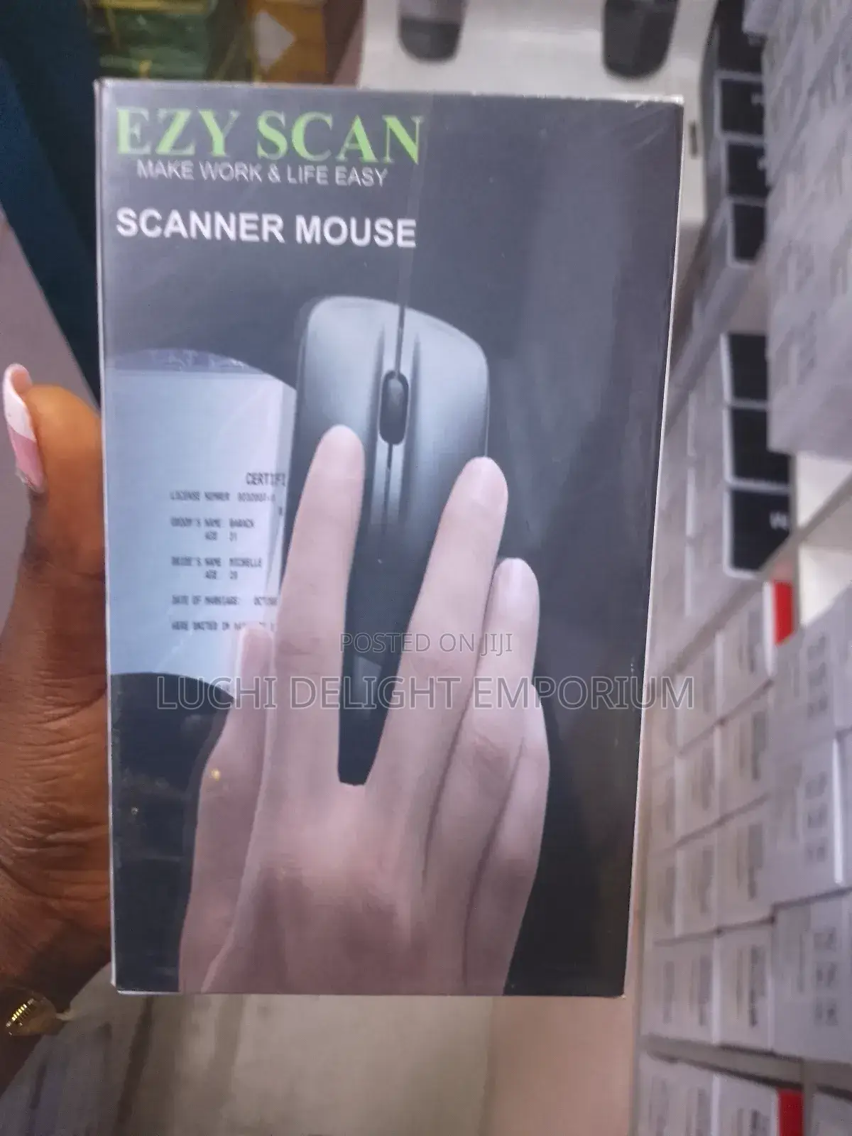 Scanner Mouse Scan Photo, Receipt, Notes Etc